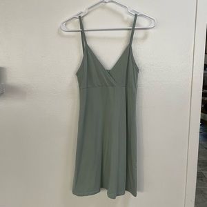 Brandy Amara dress in pistachio color